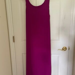 Vince Camuto Red and Pink Sleeveless Sheath Dress